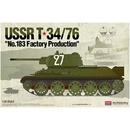 Academy Model Kit tank 13505USSR T 34/76 No.183 Factory Production 1:35