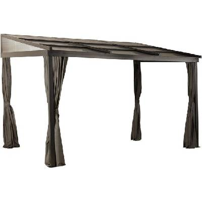 Sojag Budapešť nástěnná pergola 10x12 298x364x243 cm bronz