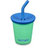 Klean Kanteen Детска чаша Klean kanteen Kid's Steel Cup with Straw Lid Mug - Spring Bud - размер 296 ml (532-3521-0211)