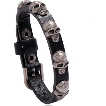 HARAHU Гривна Small Skull - Черна KP33407 (33407)