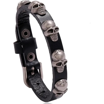 HARAHU Гривна Small Skull - Черна KP33407 (33407)