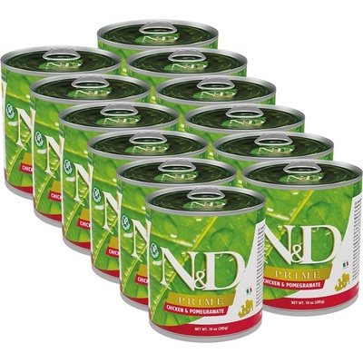 FARMINA N&D dog PRIME Adult chicken & pomegranate 12 x 285 g
