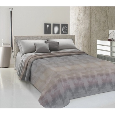 Mondo Italia Přikrývka na postel Piquet Duha béžová Béžová 260x280 cm