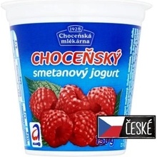 Choceňská mlékárna Choceňský smetanový jogurt malina 150 g