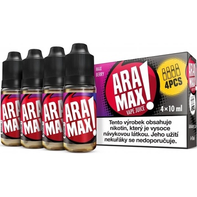 Aramax Max Berry 4 x 10 ml 6 mg