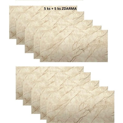 Impol Trade PVC 3D LVT18 60 x 30 cm mramor béžový matná 10ks – Sleviste.cz