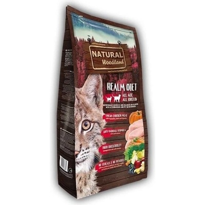 Natural Woodland Realm Diet Cat kuře 5 kg