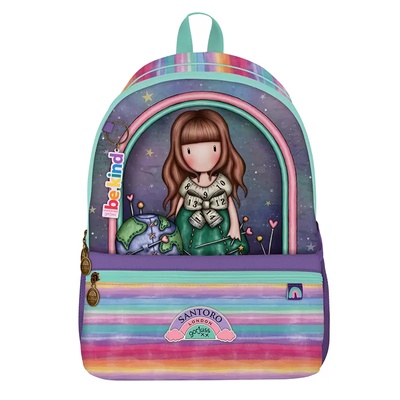 Santoro Ученическа раница Santoro Gorjuss Be Kind To Our Planet