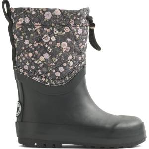 WHEAT Детски гумени ботуши Wheat Kid's Thermo Snowboot Drizzle Wellington boots - Black Sea Open Flowers - размер 26 (EU) (731-0236-0513)