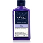 PHYTO Violet No Yellow Shampoo тониращ шампоан за блонд коса и коса с кичури 250ml
