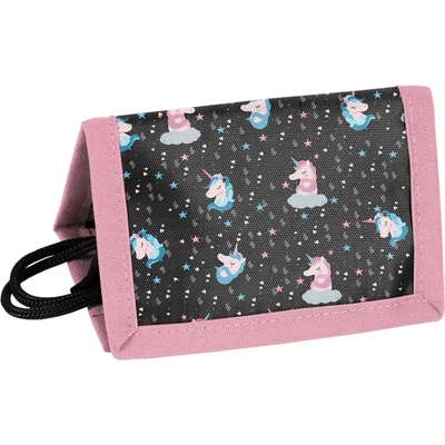 Paso Портмоне с връзка Paso Unicorn - черно (PP22UN-002)