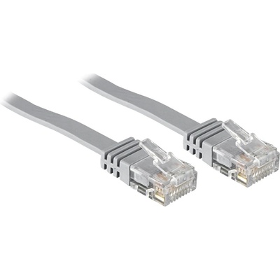 Solarix C5E-111GY-5MB patch plochý CAT5E UTP LSOH, 5m, šedý