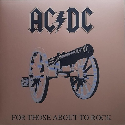 AC/DC: For Those About To Rock - We Salute You - Limited Coloured Gold Metallic Vinyl LP