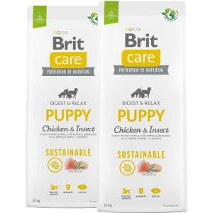Brit Care Dog Sustainable Puppy 2 x 12 кг