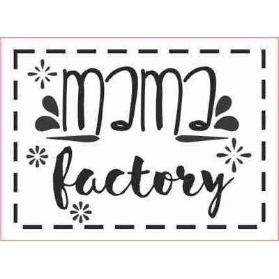 Koženkový štítok Mama factory Materiál/farba: Biela koženka