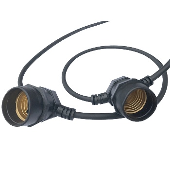 ELMARK КАБЕЛ 5m С 15xe27 ФАСУНГИ + ЩЕПСЕЛ, ip44 (961527)