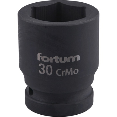 Fortum машинна (ударна) муфа 3/4", 30 mm, L 54 mm, почернена, FORTUM