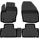 LEMENT Element 3D rubber floor mats suitable for Ford S-MAX | 2006-2024 | 25cm between mat plugs | 100% custom-fit all-weather floor mats made of TPE, high edge, waterproof, non-slip, odorless - FORD