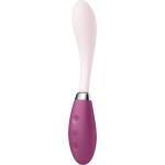 Satisfyer G-Spot Flex 3 - вибратор за G-точка с акумулатор (розово-червен)