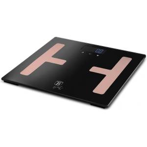 Berlinger Haus Диагностичен кантар за баня с памет за десет потребители Black Rose 55358 (BH/9528)