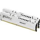 AMD Kingston DDR5 Fury Beast White DIMM 32GB 5600MHz EXPO bílá Kit 2x 16GB KF556C36BWEK2 32