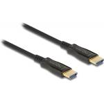 Delock оптичен HDMI AOC кабел 8K/60 Hz, 48 Gbit/s, 15 м