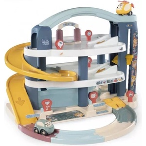Simba Toys Малък Смоби: Моят голям гараж - тройно ниво с асансьор (7600140203)