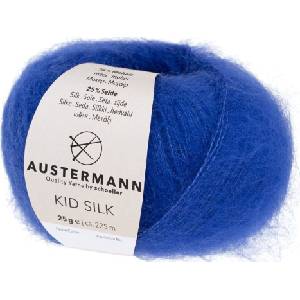 Austermann Kid Silk 98233-34 Royal Blue Плетива прежда (98233-34)