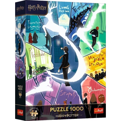 Trefl Premium plus Harry Potter Kúzla a patrónovia 1000 dielov