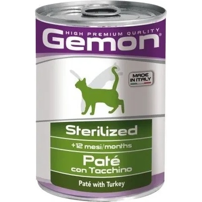 Gemon Sterilized turkey - Пастет с пуешко месо, за кастрирани котки - 400 гр