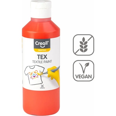 Creall farby na textil 250 ml oranžová
