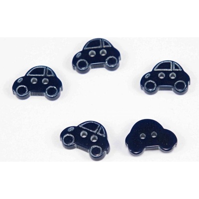Auto - gombík - viac farieb - rozměry 1,5 cm x 1,2 cm tmavá modrá_CEZ2759