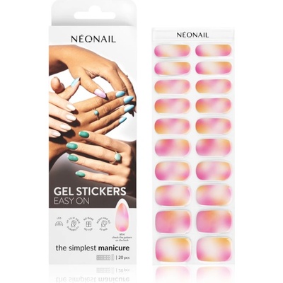 NEONAIL Easy On Gel Stickers Стикери за нокти с използване на UV/LED лампа цвят M14 20 бр