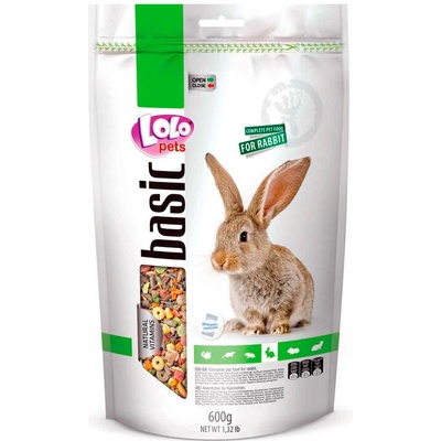Lolo Pets Пълноценна храна за мини зайче 600 гр (lo - 70124)