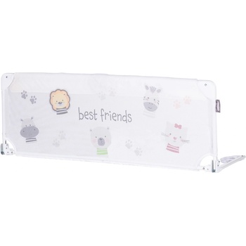 Chipolino Преграда за легло Chipolino - Животинки, бяла, 140 см (KORAIL0241AN)