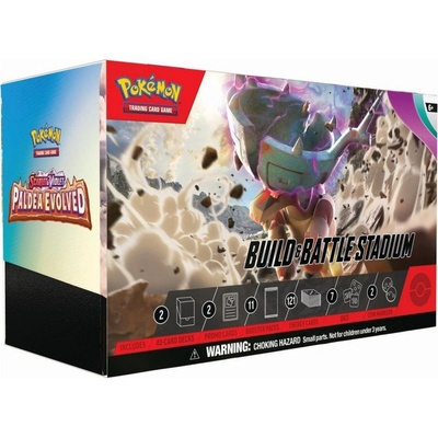 Pokémon TCG Paldea Evolved Build & Battle Stadium Box