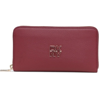 DKNY BUSHWICK LARGE ZIP A BURGUNDY