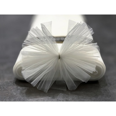 Tyl (veľmi jemný) 300 cm Off-white (Mléčno biela) (#1)