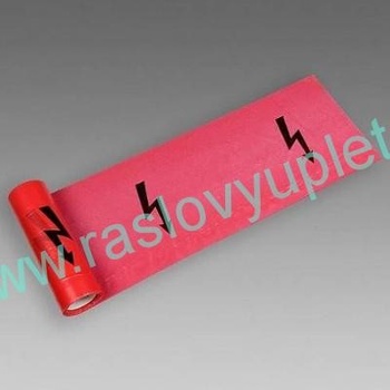 Gtex Výstražná fólie zesílená 33 cm x 125 m červená
