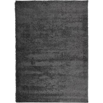 Шаги килим с дълъг косъм, модерен, антрацит, 240x340 см