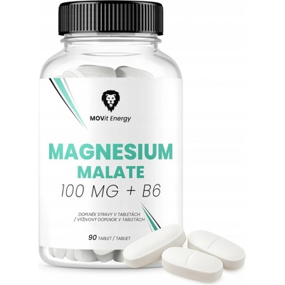 MOVit Magnesium Malate 100 mg + B6, 90 tablet