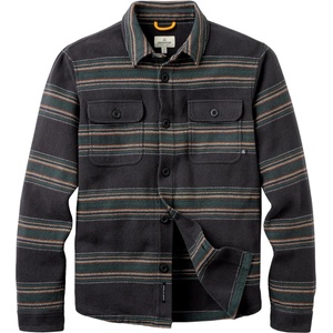 Passenger Мъжка риза с копчета Passenger Island Heavy Twill Shirt 2.0 Shirt - Faded Black Stripe (033-3321-0211)