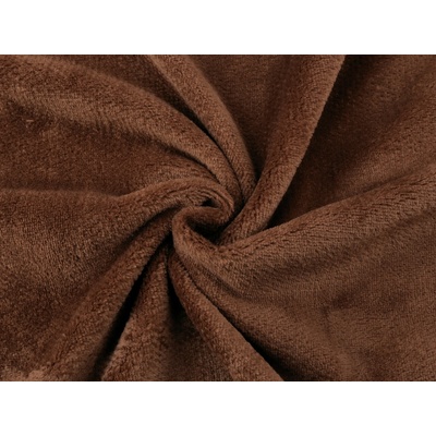 Wellsoft minky oboustranný / flanel samet fleece Varianta: 22 hnědá koňak, Balení: 1 m