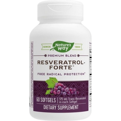 Nature's Way Resveratrol Forte 450 mg [60 Гел капсули]