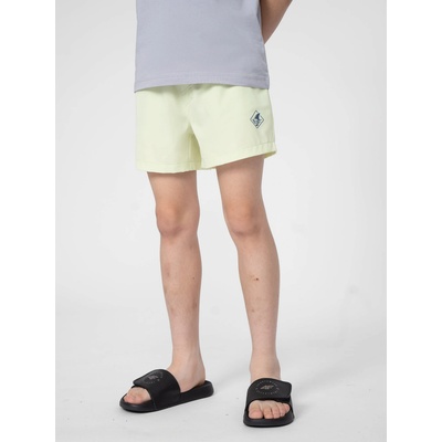 4F 4FJSS23UBDSM018 Light Green Detské kúpacie kraťasy