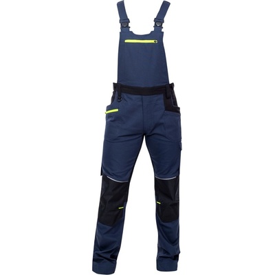 Ardon H6626 pracovné nohavice s náprsenkou 4Xstretch Tmavomodrá