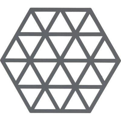Zone Сива силиконова подложка за гореща тенджера Триъгълници - Zone (330226)
