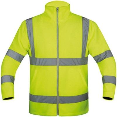Korntex Bergen reflexná fleecová mikina KX800 Signal Yellow