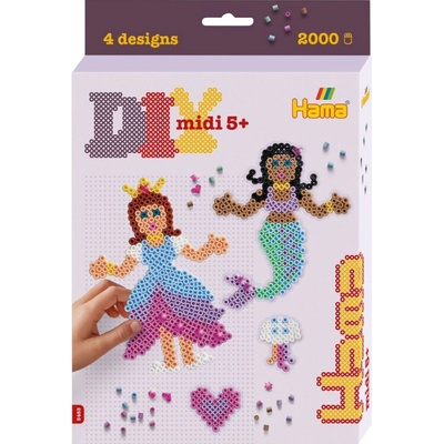 HAMA Dárkový box Princezna a mořská víla MIDI
