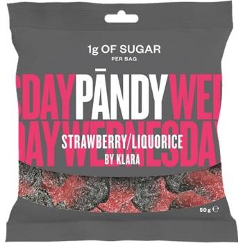 Pandy Strawberry/Liquorice jahoda/sladkého drievko 50 g